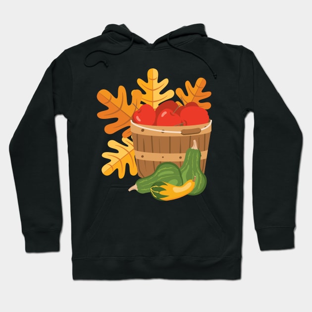 Apple Basket Hoodie by SWON Design